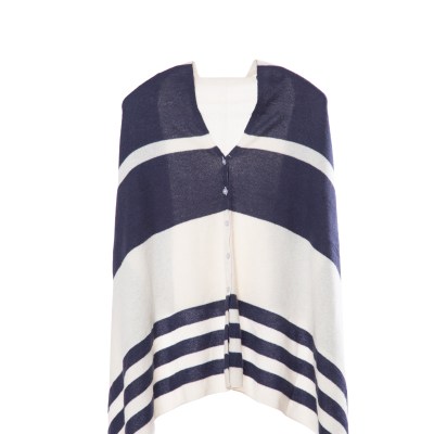 True Pashmina Blue and White Cardigans